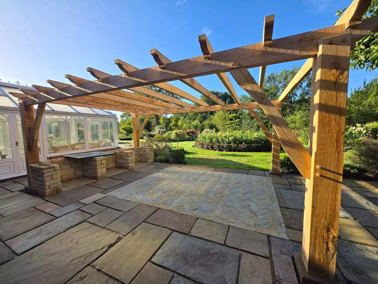 Contemporary family garden, Lower Peover